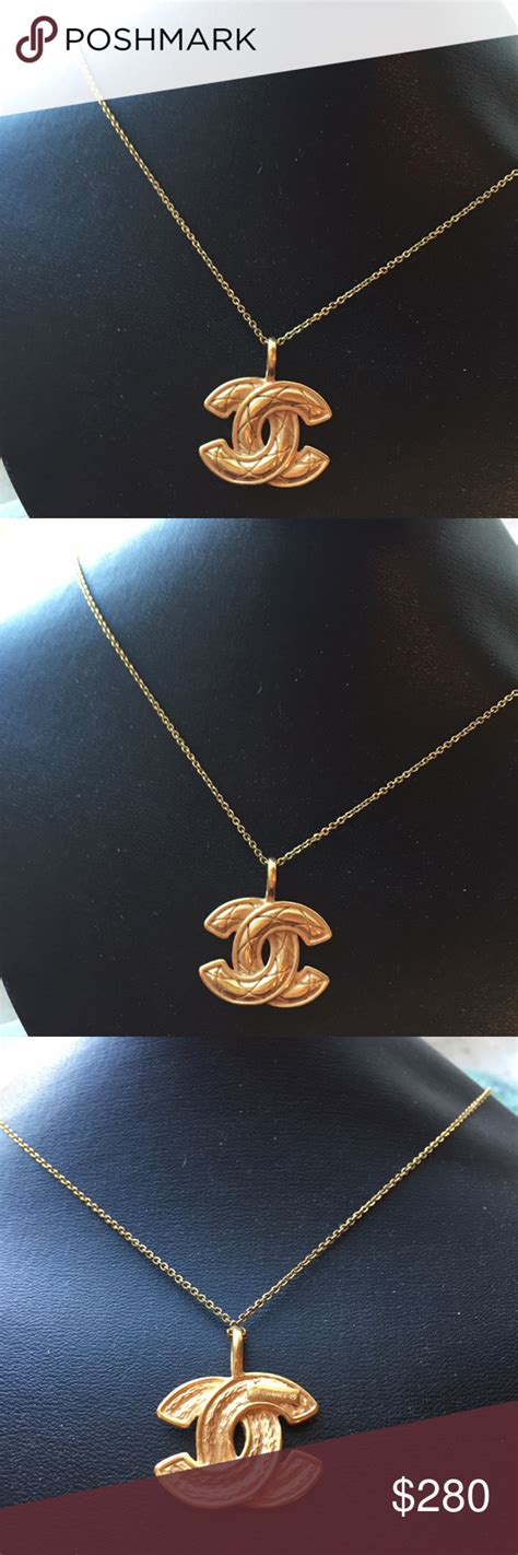 authentic chanel pendant|authentic chanel pendant necklace.